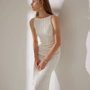 Water Ripple Textured Cami Dress