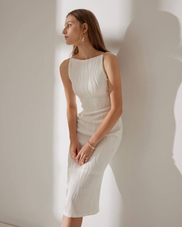 Water Ripple Textured Cami Dress
