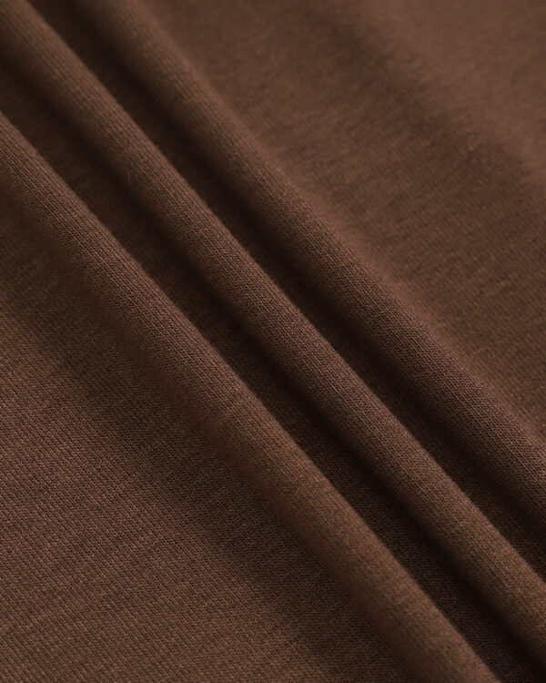 Women's Coffee Ruched Knitted Slip Midi Dress - Image 7